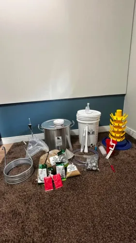 KIT COMPLETO CERVEJEIRO ARTESANAL 22L