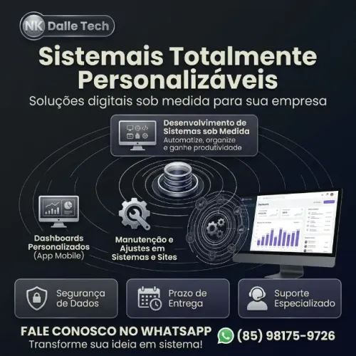 Desenvolvedor de Sistemas | Apps | Bots | Landing Pages