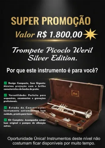 Trompete Weril Silver Edition.