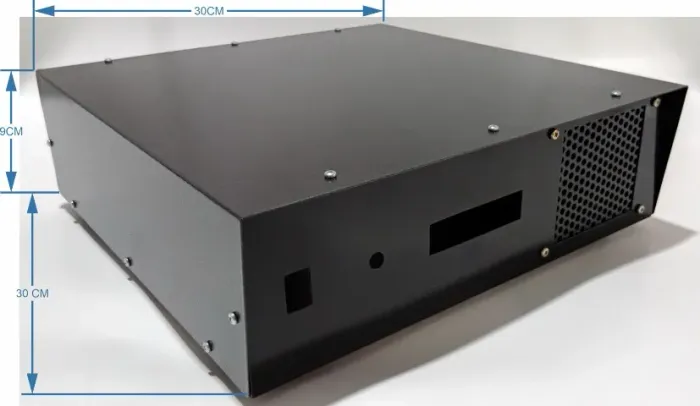 Gabinete para montagem transmissor FM, etc. Display 1602