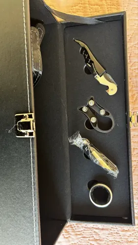 Kit porta vinho com abridor e acessórios completo 20 UNIDADES