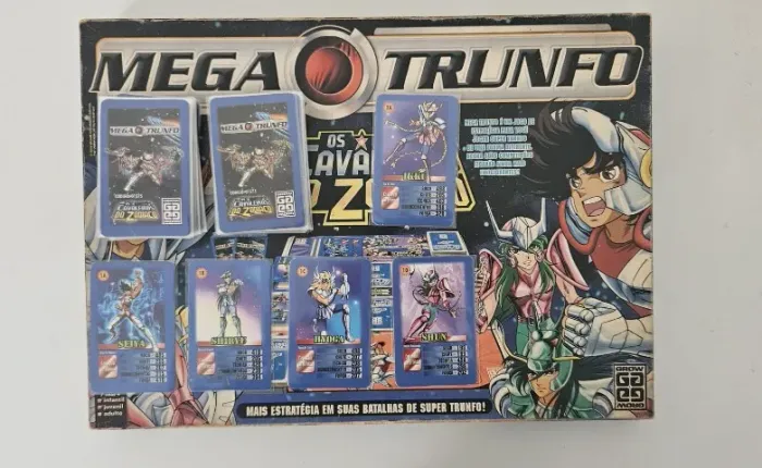 Super Trunfo Mega Trunfo Os Cavaleiros Do Zodíaco Completo [Com Sleeves]