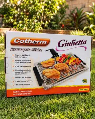 Churrasqueira Elétrica Cotherm Giulietta - Praticamente Nova