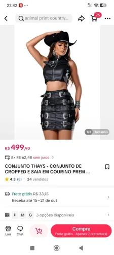 Conjunto da marca morena charme