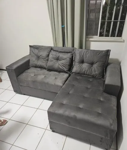 Sofás pronta entrega direto da fábrica, contato 98- *