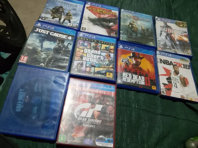 Lote de jogos ps4