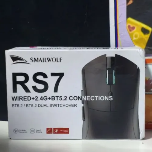 Mouse Gamer SmailWolf RS7 - Novo
