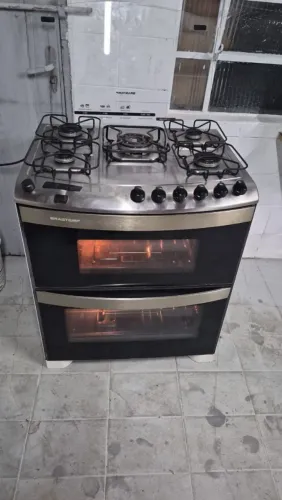 Fogão Brastemp 5 bocas elétrico