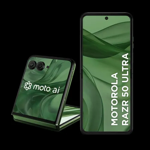 Motorola Razr 50 ultra - 512GB 24GB tela dobrável 6,9" e externa 4" Forest green LACRADO