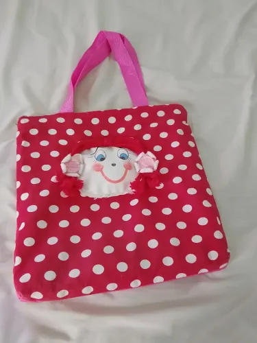 Bolsa rosa usada infantil grande