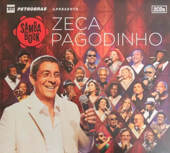 CD Samba Book Zeca Pagodinho - 2 Discos 26 sucessos com muitos convidados. Embalagem luxo.