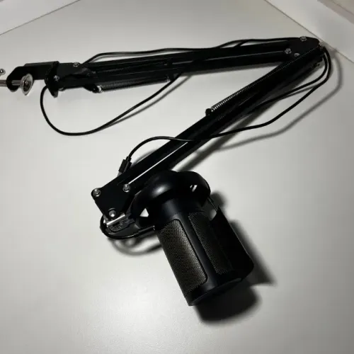 Microfone + suporte (braço)