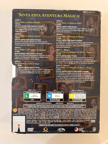 Coleção completa 8 filmes Harry Potter Original