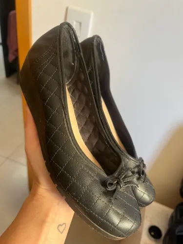 Sapatilha moleca com saltinho