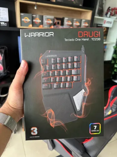 Teclado Gamer 1 Mão - Novo Lacrado Lojaswiki
