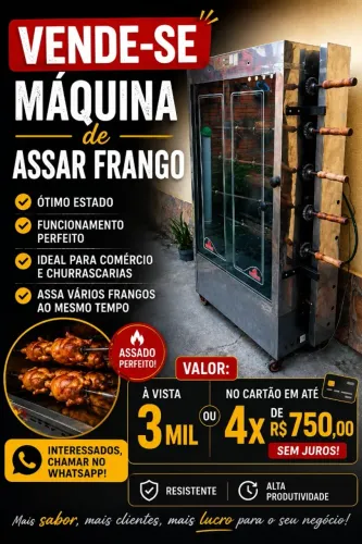 Maquina de assar frango