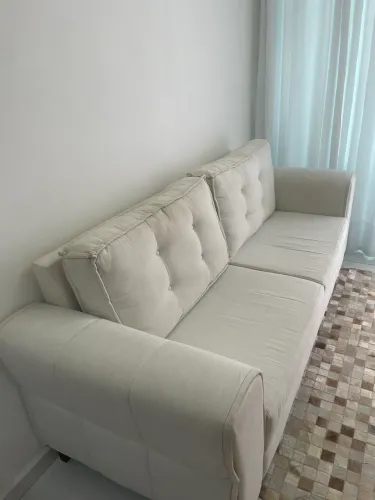 Sofá 3 lugares linho