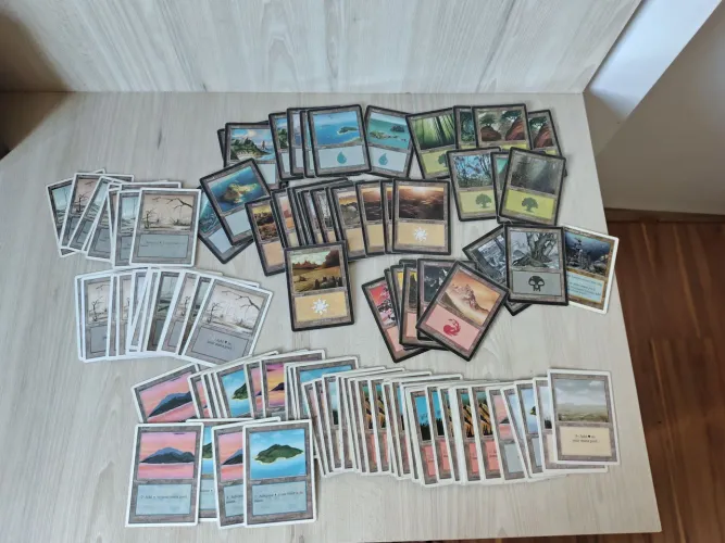 Lote de terrenos antigos Magic the gathering+ brinde