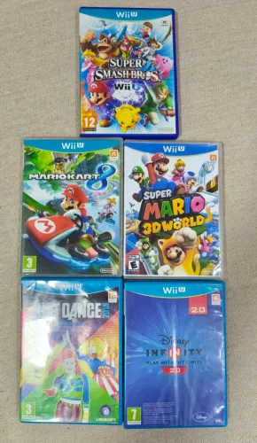 5 jogos Wii u 
