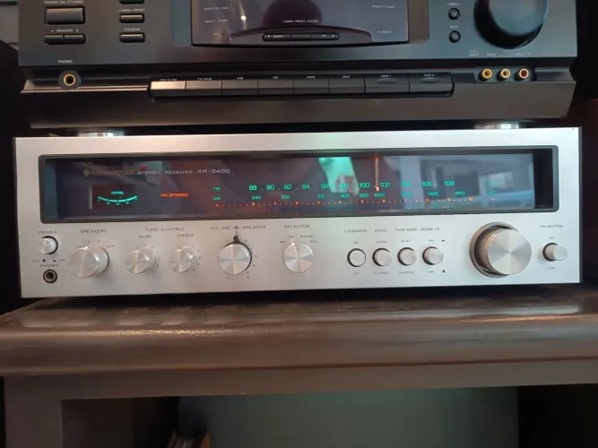 Receiver Kenwood KR 3400 vintage excelente estado
