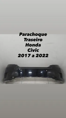 Parachoque Traseiro Honda Civic 2017 2018 2019 2020 2021 2022