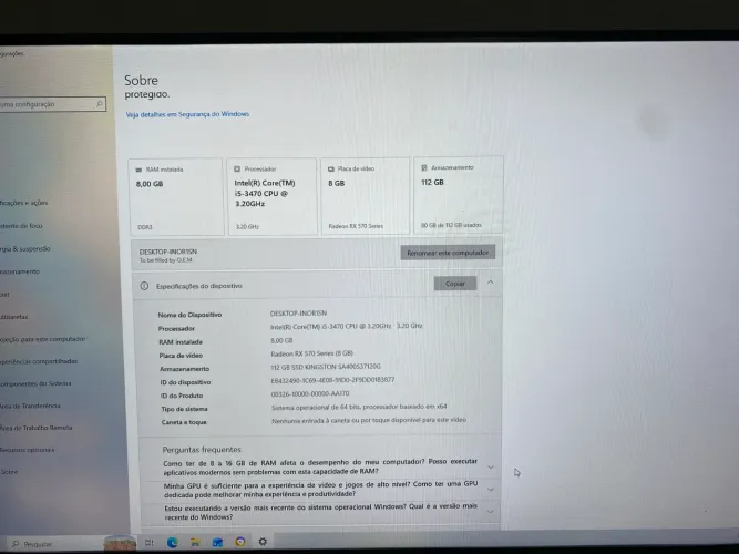 Vendo Pc gamer 