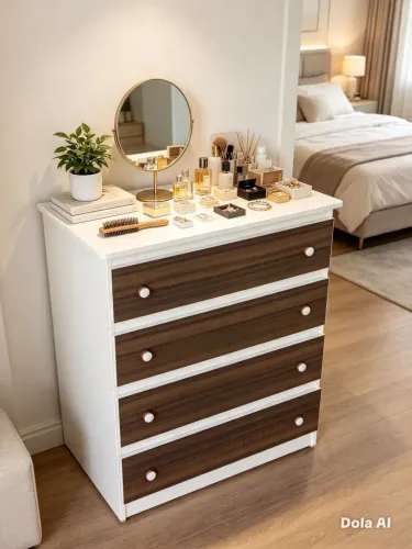 Cômoda MDF de 4 gavetas