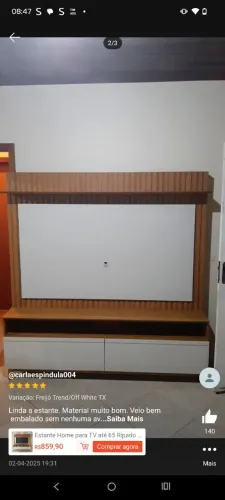 Vendo rack 500 reais !