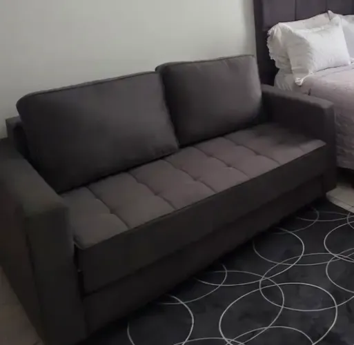 Sofa cama 2 lugares sued(ABRA-CASA).