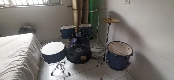 Bateria acústica Odery te Tiger 200 chameleon nova nunca usada!
