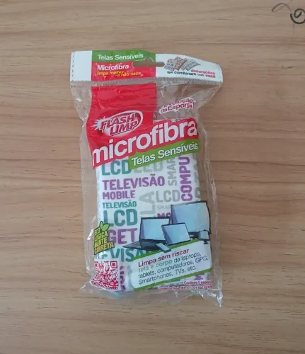 Esponja de Microfibra Flash Limp - Limpeza de Telas e Vidros (Nova)
