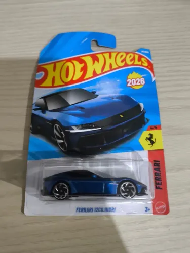 Ferrari 12cilindri azul Hotwheels