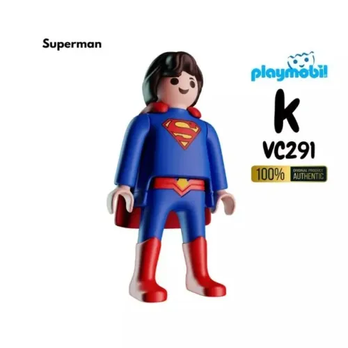 Superman Colecionáveis Surpresas Kinder Ovo DC Playmobil 2026