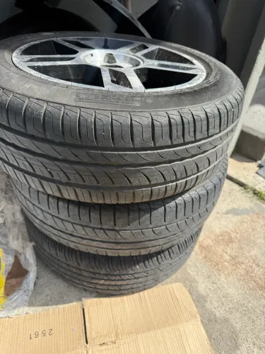 3 rodas aro 15 4 furos