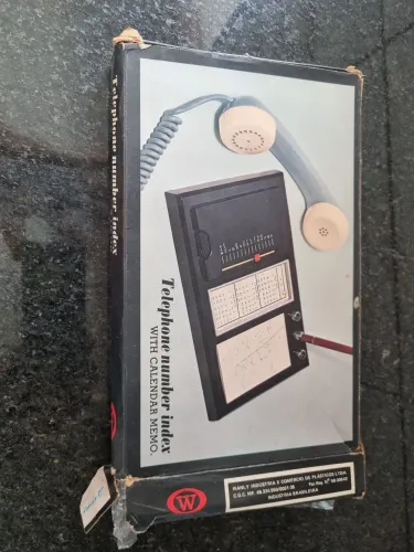 Conjunto de anotações de números de telefone