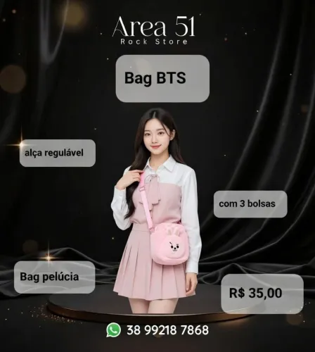Bolsa BTS preço unidade