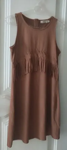 Lindo Vestido Country com franjas