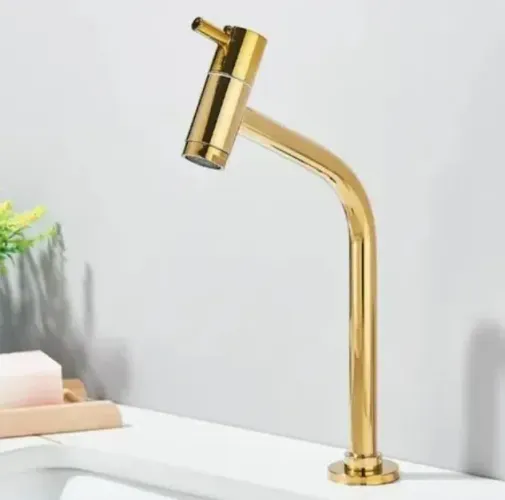 Torneira dourada para lavabo nova Entregamos 