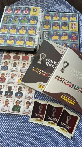 Kit Set Completo Figurinhas Soltas Copa 2022
