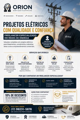 Projetos Elétricos | Técnico em Eletrotécnica