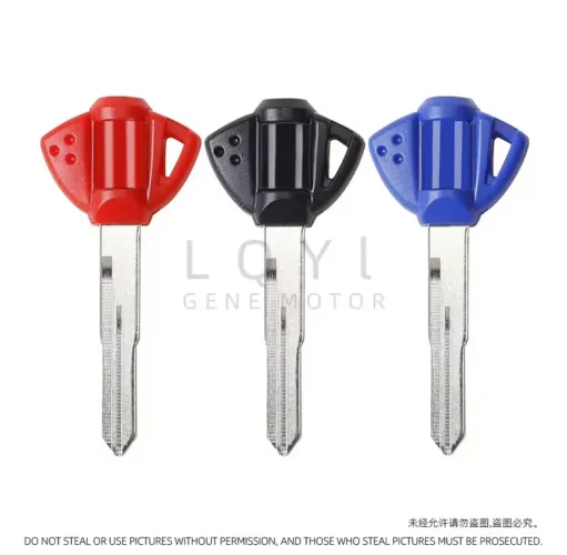 Chave Virgem para Moto Universal Sem Chip Aço Resistente Diversas Cores