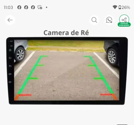 Multimídia Android 7 polegadas
