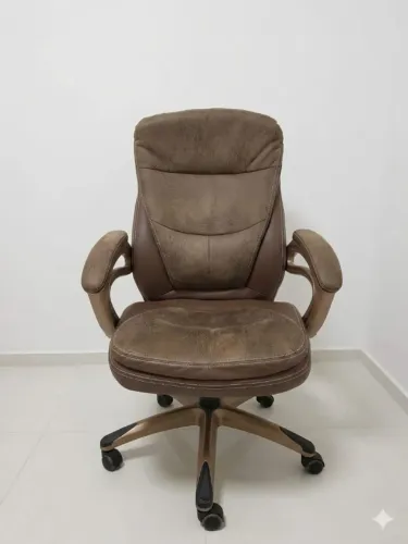 Cadeira Presidencial Couro Marrom