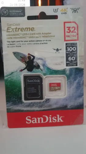 Cartão de memória SanDisk Extreme 32gb