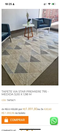 Tapete turco via Star - premier