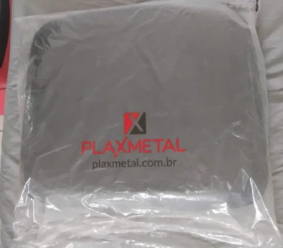 Assento Novo de Cadeira de Escritório Plaxmetal Brizza Original em Facto(Couro Sintético)