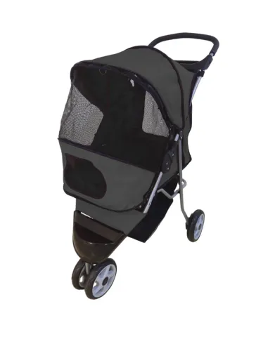 Carrinho de passeio para cachorro e gatos chalesco até 25kg