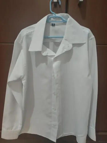 Camisa Social Branca infantil Menino 