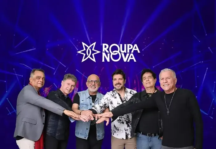 Cadeira(em mesa) para show do Roupa Nova em Juiz de Fora