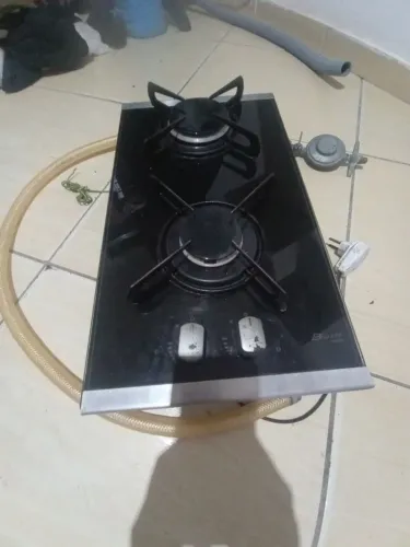 Fogão Cooktop 2bocas com registro 300$
